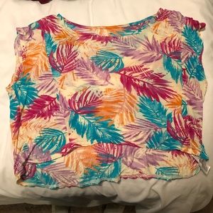 Tropical crop top